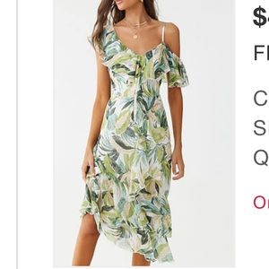 Forever21 Floral Print Midi Dress